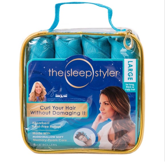 The Sleep Styler Accessories - EUC The Sleep Styler Large Rollers- 8 rollers